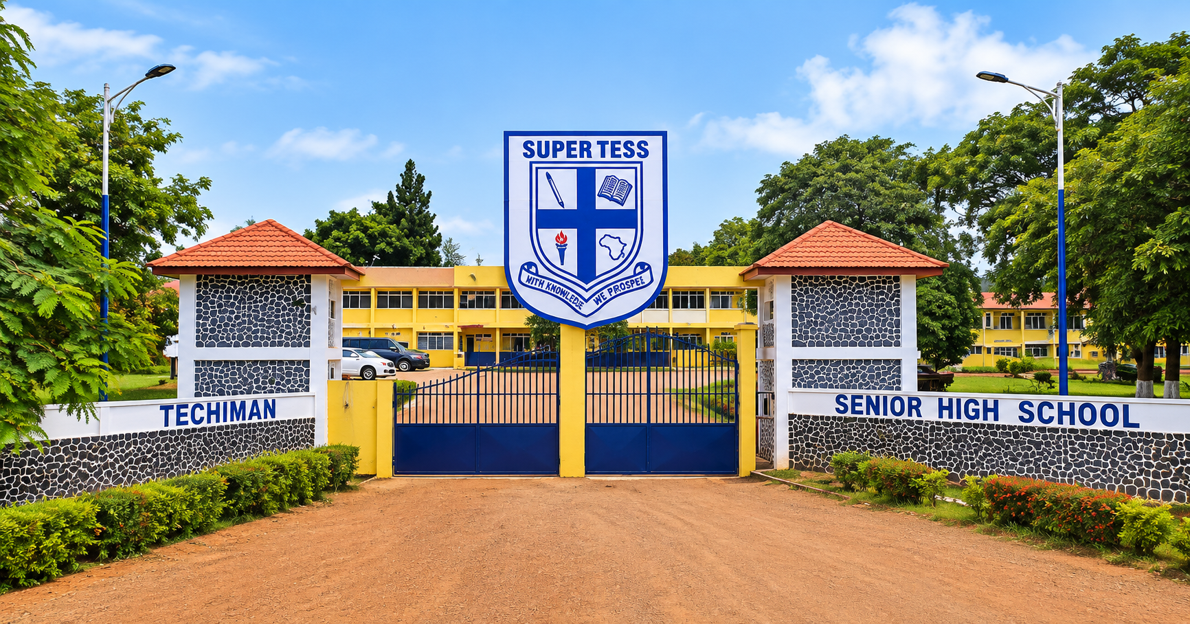 The campus of Techiman Senior High School